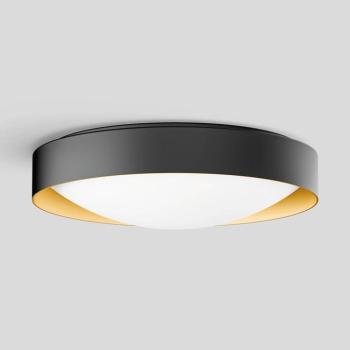 BEGA Studio Line mennyezeti lámpa Ø36cm fekete/brass kép