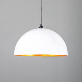 Berceste 236-S függőlámpa Ø60cm fehér/arany kép