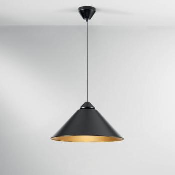 Big Bang lógó lámpa, fekete/arany színű, átmérő 49 cm, fém kép