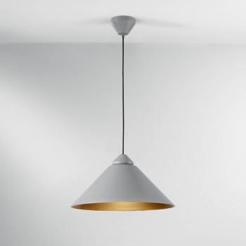 Big Bang lógó lámpa, szürke/arany színű, átmérő 49 cm, fém kép