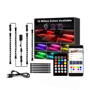 BLUETOOTH SMART RGB LED STRIP LIGHT WITH MUSIC CONTROL, SET kép