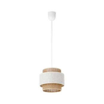 BOHO zsinóros függeszték 1xE27/60W/230V átm. 20 cm krémszínű/juta H0164 kép