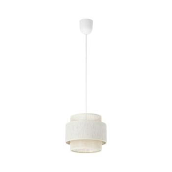 BOHO zsinóros függőlámpa 1x E27/60W/230V, átmérő 20 cm, krémszín/juta H0169 kép