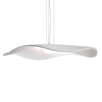 Bover Mediterrània LED lógó lámpa, fehér, Ø 105 cm, dimmelhető kép