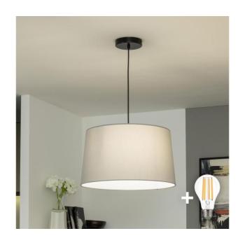 BRILAGI - CERIA kábelre függesztett LED csillár, 1xE27/40W/230V, átmérő 45 cm, szürke BG3987+EG781042 kép
