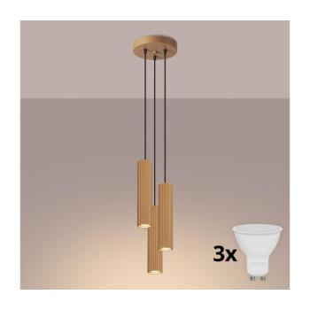 BRILAGI - CRESTO LED kábeles függőlámpa 3xGU10/10W/230V arany BR.1557 kép