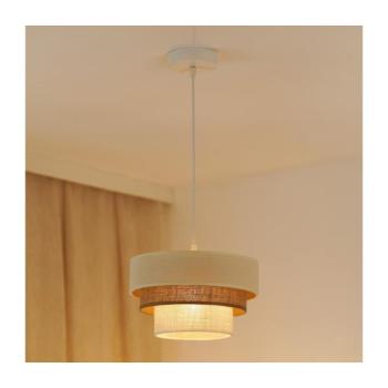 BRILAGI - Denver Luneta lógcsillár 1xE27/15W/230V, 25 cm, bézs/barna/krém 608039 kép