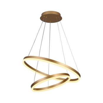 BRILAGI - Dimmelhető LED kábelre függesztett csillár CIRCLE LED/70W/230V 3000-6500K arany + távirányító BG-J4310/G kép