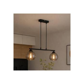 BRILAGI - DIOR kábeles csillár 2xE27/60W/230V fekete/füstszürke 59-007B kép
