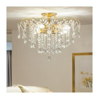 BRILAGI - Felületre szerelhető csillár CRYSTAL 6xE14/60W/230V arany BG71325 kép