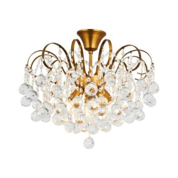 BRILAGI - Felületre szerelhető csillár CRYSTAL 6xE14/60W/230V bronz BG71336 kép
