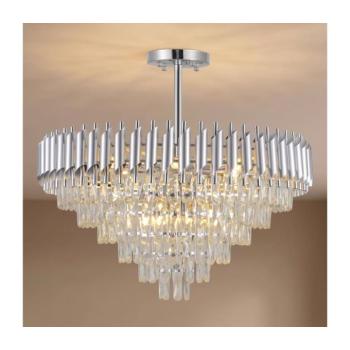 BRILAGI - Felületre szerelhető csillár ECLIPSE 12xE14/10W/230V átm. 78 cm ezüstszínű BG70280 kép