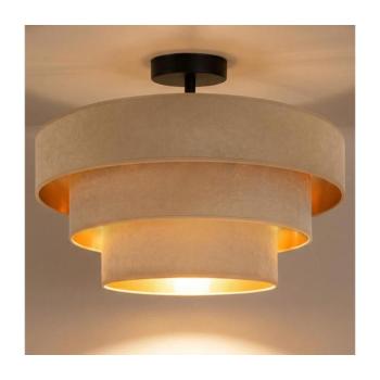 BRILAGI - Felületre szerelhető csillár LUNETA 1xE27/60W/230V Ø 40 cm bézs/arany 8590828052159 kép