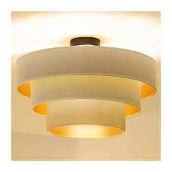BRILAGI - Felületre szerelhető csillár LUNETA 1xE27/60W/230V Ø 40 cm krémszínű/arany 8590828052111 kép