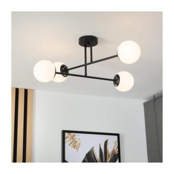 BRILAGI - Felületre szerelhető csillár MALIVA 4xE14/15W/230V fekete/fehér LM-4.220/CZARNY/BIAŁY kép