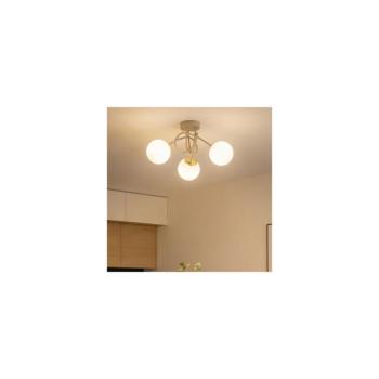 BRILAGI - Felületre szerelhető csillár MILO ECRU 3xE27/60W/230V bézs/arany 75-015B kép