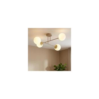 BRILAGI - Felületre szerelhető csillár MILO ECRU 4xE27/60W/230V, bézs/arany 75-018B kép