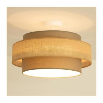 BRILAGI - Felületre szerelhető csillár RESNA 1xE27/60W/230V átm. 40 cm barna/bézs H0371 kép