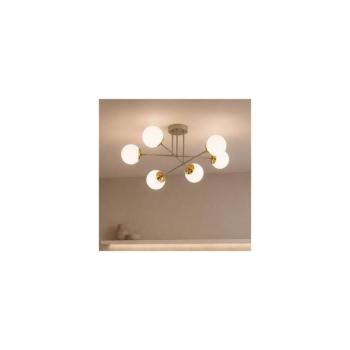 BRILAGI - Felületre szerelt csillár MILO 6xE27/60W/230V bézs/arany 75-019B kép