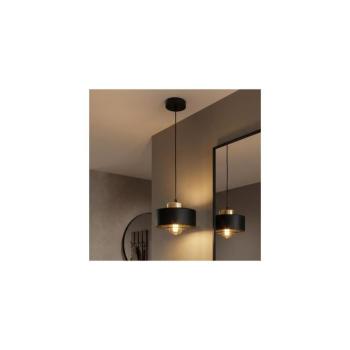 BRILAGI - Függőlámpa kábellel SPRING 1xE27/60W/230V átm. 20 cm fekete/arany 77-001B kép