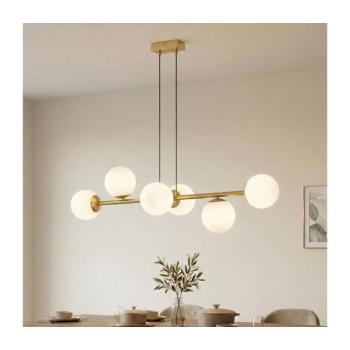 BRILAGI - Kábeles csillár MALONY 6xE14/20W/230V arany 8590828080459 kép