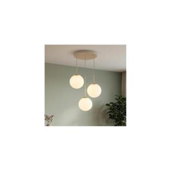 BRILAGI - Kábeles csillár MILO ECRU 3xE27/60W/230V bézs/arany 75-005B kép