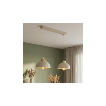 BRILAGI - Kábeles csillár MOON 2xE27/60W/230V bézs/arany 86-004B kép