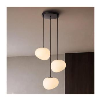 BRILAGI - Kábeles csillár PEBBLES 3xE27/40W/230V átm. 42 cm fekete ALA-56894 kép