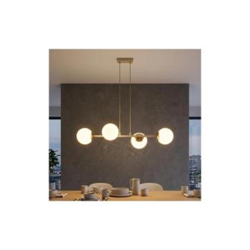 BRILAGI - Kábeles függőcsillár MILO ECRU 4xE27/60W/230V bézs/arany 75-022B kép