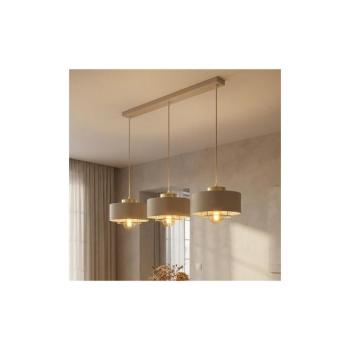 BRILAGI - Kábelre függesztett csillár SPRING 3xE27/60W/230V bézs/arany 76-003B kép