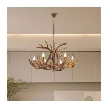 BRILAGI - Láncos csillár DEER 6xE14/10W/230V átm. 80 cm agancs BRI431 kép