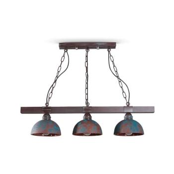 BRILAGI - Láncos csillár VIRIONI 3xE27/60W/230V barna/patina 8594220591155 kép