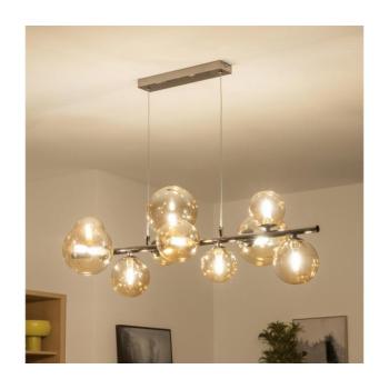 BRILAGI - LED csillár kábelen MILLA 10xG9/3W/230V fekete króm/arany 7010-10CA kép