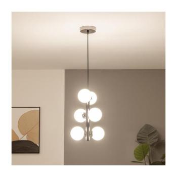 BRILAGI - LED csillár zsinóron MILLA 6xG9/3W/230V fekete króm/fehér 6010-6CW kép