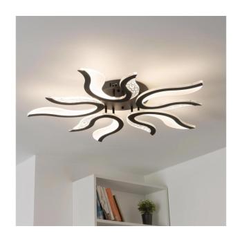 BRILAGI - LED Dimmelhető felületre szerelhető csillár TWIST LED/65W/230V 3000-6500K fekete + távirányító BG-J3317/B kép