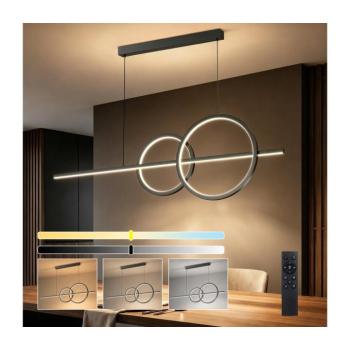 BRILAGI - LED dimmelhető függeszték kábelen SIGNATURE LED/53W/230V 120 cm fekete + távirányító BRI1133 kép