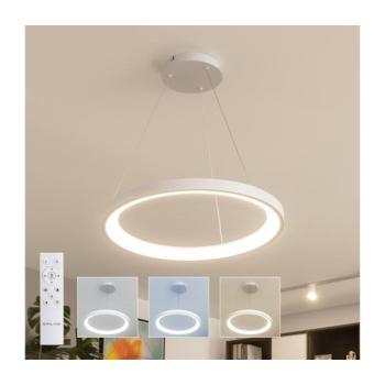 BRILAGI - LED dimmelhető kábeles csillár FALCON SLIM LED/42W/230V Ø 50 cm fehér + távirányító BRDX1330-500/BI kép