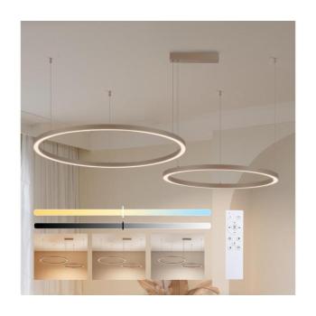 BRILAGI - LED dimmelhető kábeles csillár PORTOFINO LED/98W/230V bézs + távirányító BRI920 kép