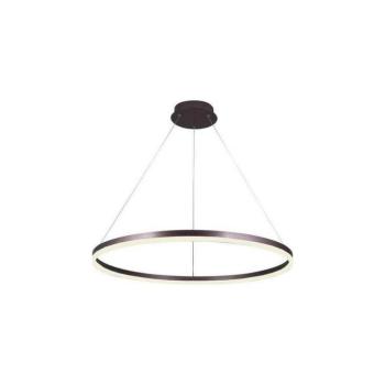 BRILAGI - LED dimmelhető kábelre függeszthető csillár CIRCLE LED/55W/230V 3000-6500K barna + távirányító BG-J4309/BR kép