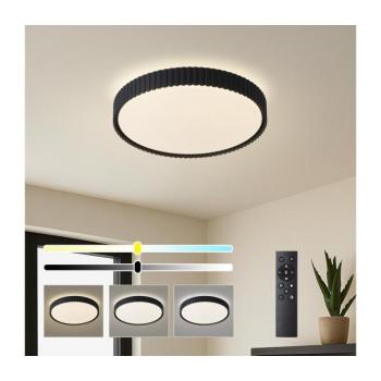 BRILAGI - LED dimmelhető mennyezeti lámpa CORVO LED/54W/230V 3000-6000K fekete, átmérő 40 cm + távirányító BRI846 kép