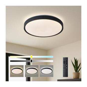 BRILAGI - LED dimmelhető mennyezeti lámpa CORVO LED/72W/230V 3000-6000K fekete átm. 50 cm+távirányító BRI849 kép