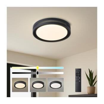 BRILAGI - LED dimmelhető mennyezeti lámpa KREON LED/54W/230V 3000-6000K fekete átm. 38 cm +távirányító BRI854 kép