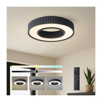 BRILAGI - LED dimmelhető mennyezeti lámpa LUMIX LED/48W/230V 3000-6000K fekete, átmérő 50 cm + távirányító BRI858 kép