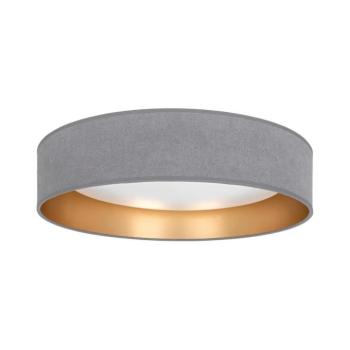 BRILAGI-LED dimmelhető mennyezeti lámpa, nagy, okos, 24W/230V 3000–6000K, átmérő 45 cm, szürke/arany WT+DO 8590828056119 kép