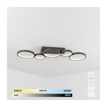 BRILAGI - LED dimmelhető mennyezeti lámpa RINGO LED/34W/230V fekete + távirányító BR25114 kép