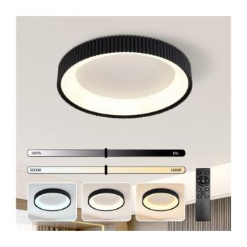 BRILAGI - LED dimmelhető mennyezeti lámpatest FALCON MODERN LED/54W/230V 60 cm fekete + távirányító BRI501 kép