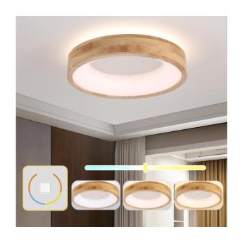BRILAGI-LED FALCON WOOD mennyezeti lámpa LED/30W/230V 3000/4000/6000K 45 cm, fa kivitel BRI536 kép