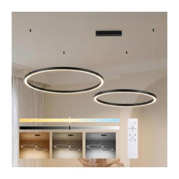BRILAGI - LED fényerőszabályozható kábeles csillár PORTOFINO LED/98W/230V fekete + távirányítóval BRI515 kép