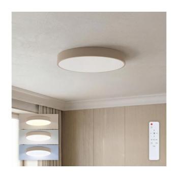 BRILAGI - LED fényerőszabályozható mennyezeti lámpatest POOL LED/36W/230V átm. 30 cm bézs + távirányító WO800-OEM46-30-REM kép