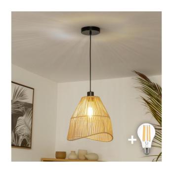 BRILAGI - LED függeszték kábellel CERIA BOHO 1xE27/40W/230V átm. 30 cm barna BG3987+EG781101 kép